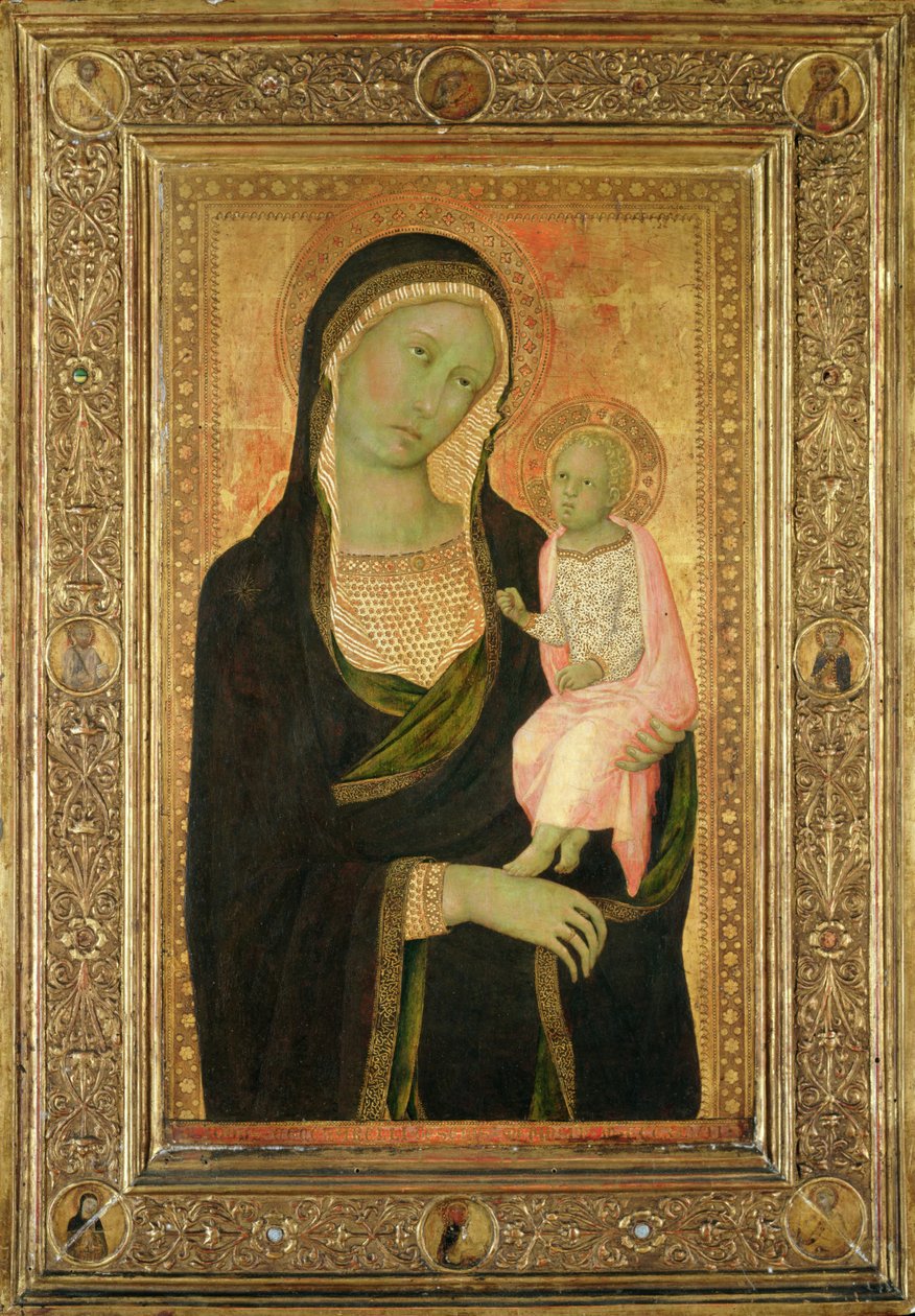 Madonna ja lapsi tekijältä Naddo Ceccarelli