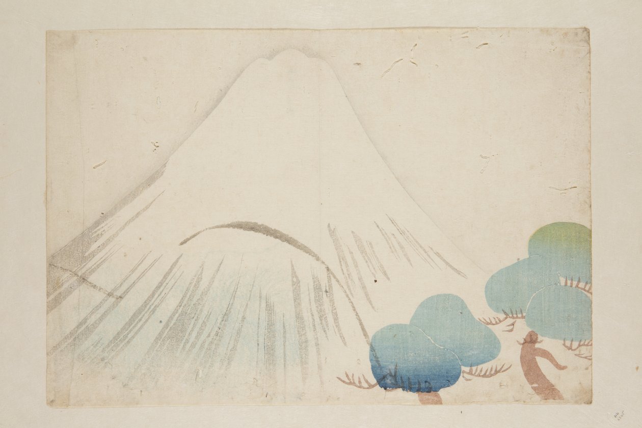 Fuji (värillinen puupainatus) tekijältä Nakamura Hochu