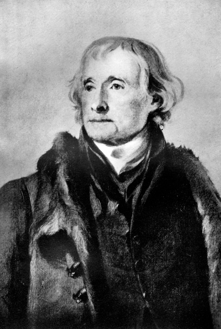 Thomas Jefferson, Yhdysvaltain kolmas presidentti, 1933. tekijältä Nancy Clifton M. Randolph