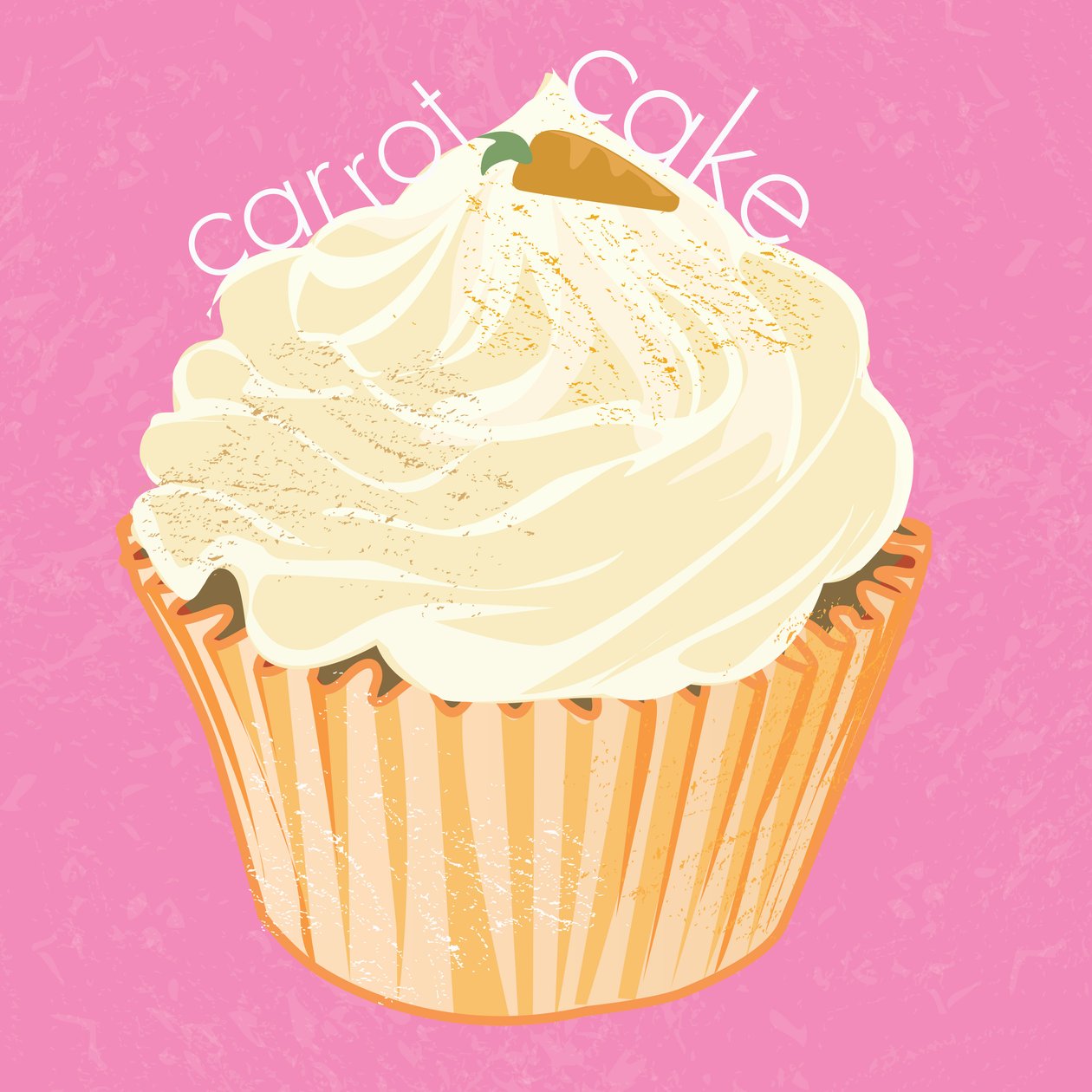Porkkanakakku Cupcake, 2019 tekijältä Nancy Moniz Charalambous