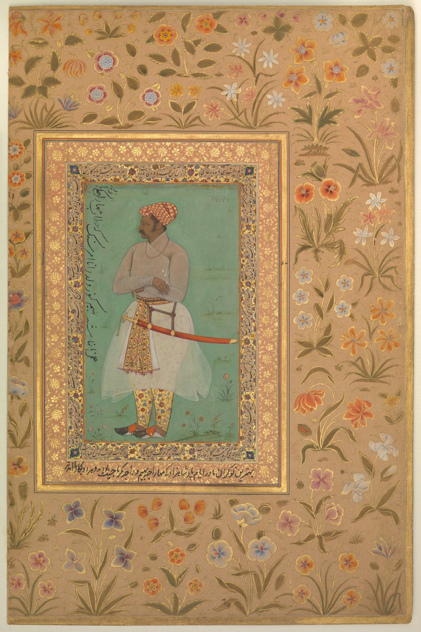 Maharaja Bhim Kanwarin muotokuva tekijältä Nanha