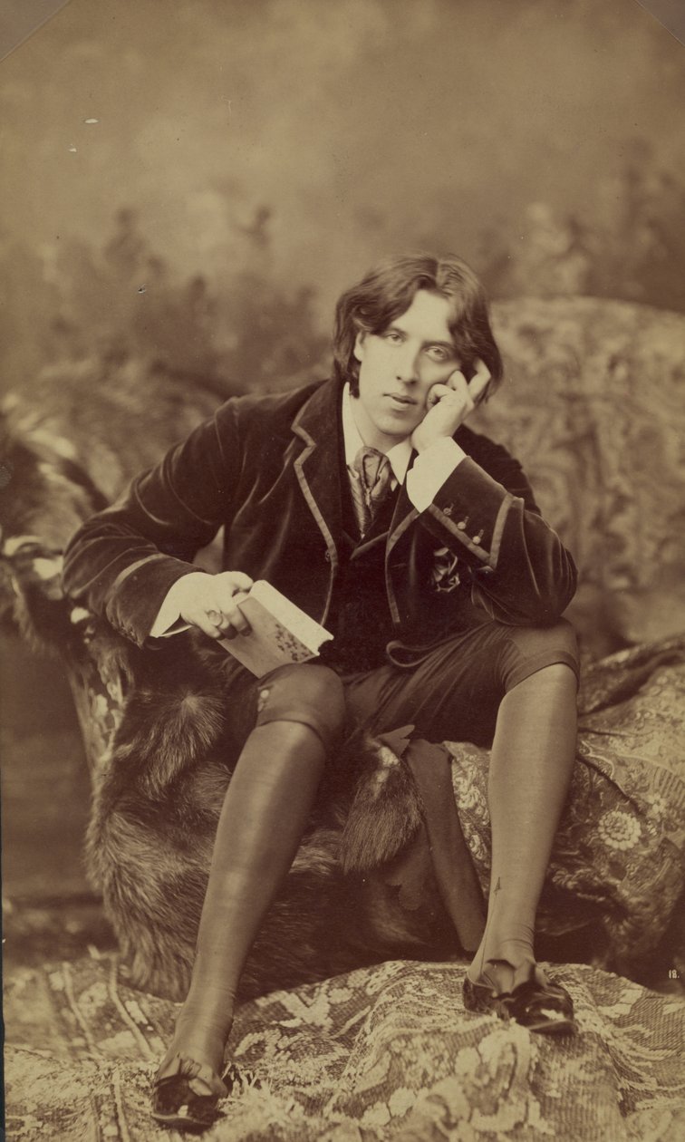Oscar Wilde, 1882 (albumiprintti) tekijältä Napoleon Sarony