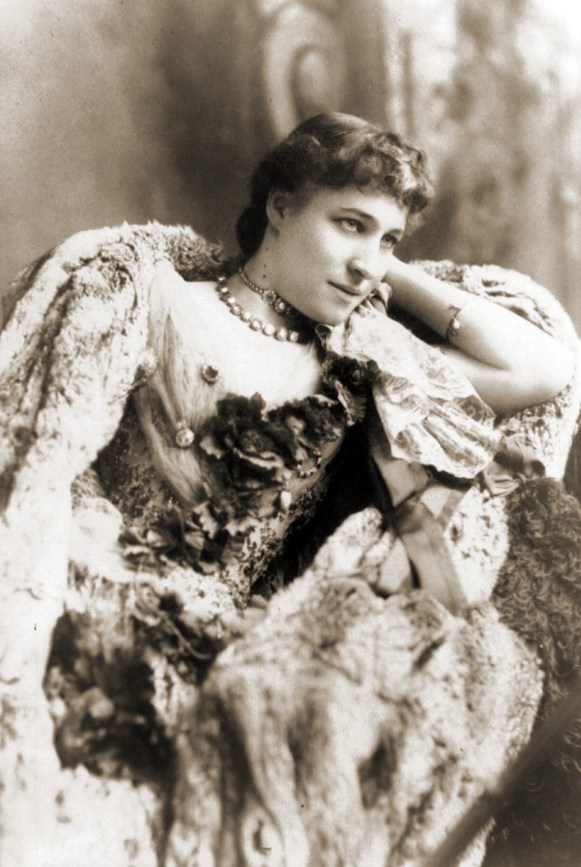 Lillie Langtryn muotokuva, n. 1887 tekijältä Napoleon Sarony