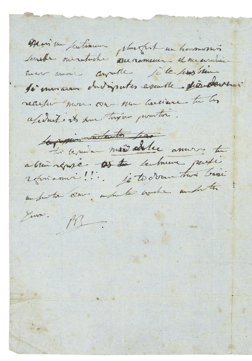Kirje Josephine de Beauharnaisille tekijältä Napoleon Bonaparte