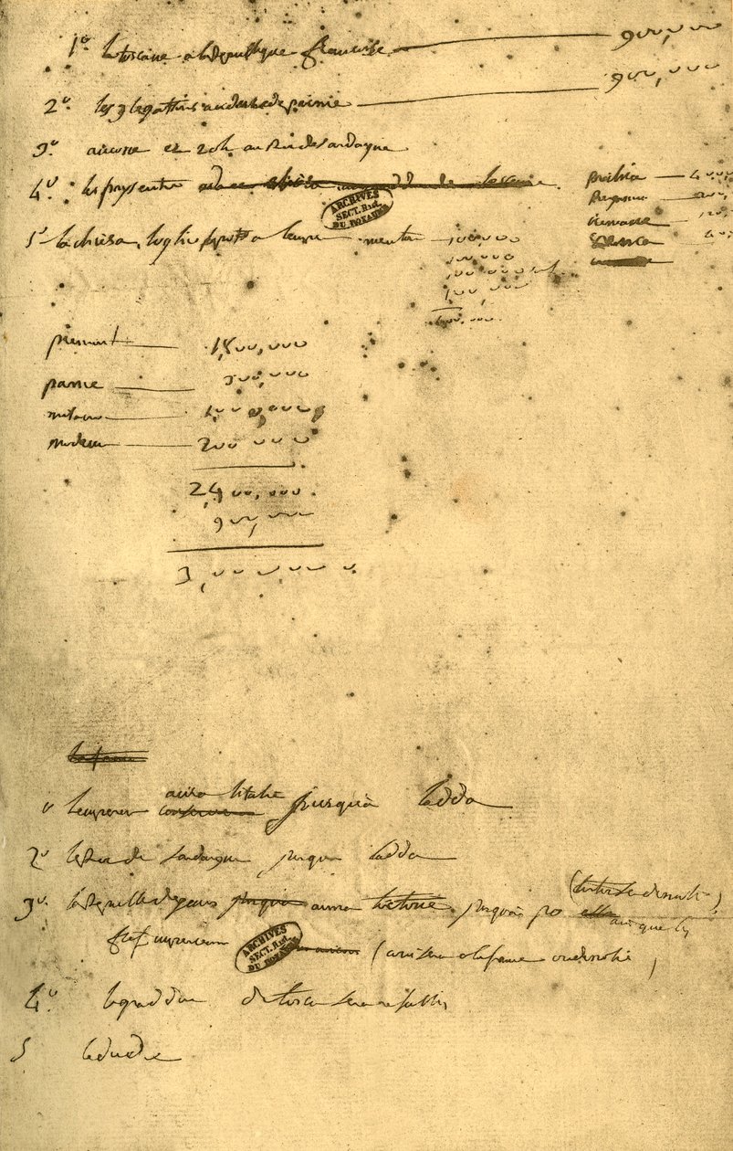 Huomautuksia Leobenin sopimuksesta, maaliskuu 1797, 1921. tekijältä Napoleon Bonaparte I