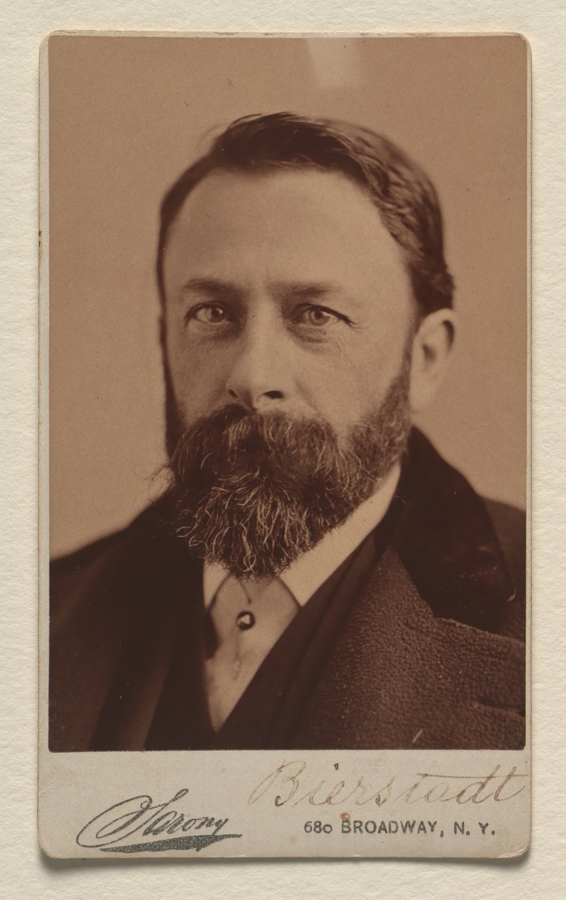 Albert Bierstadt tekijältä Napoleon Sarony
