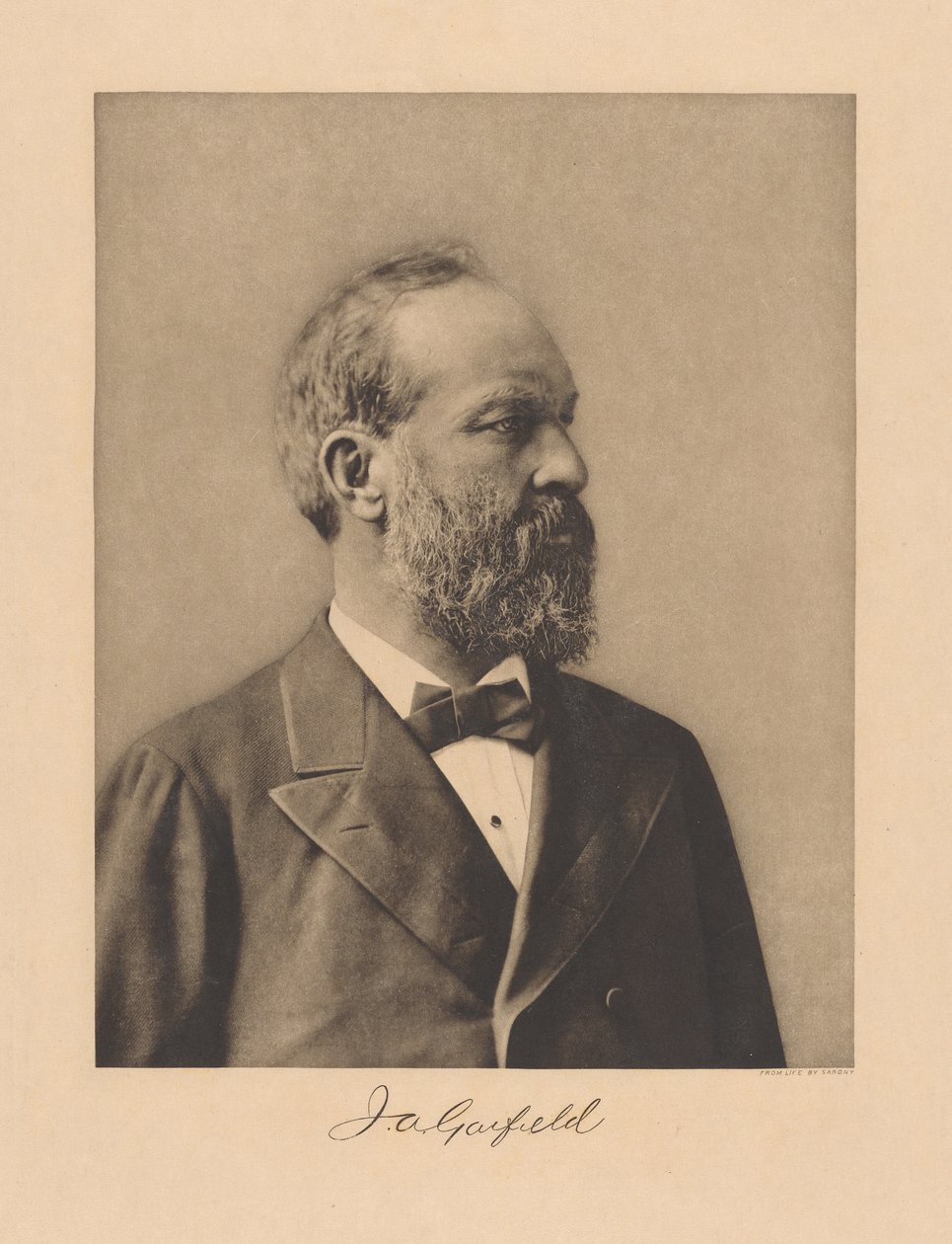 James Garfield tekijältä Napoleon Sarony