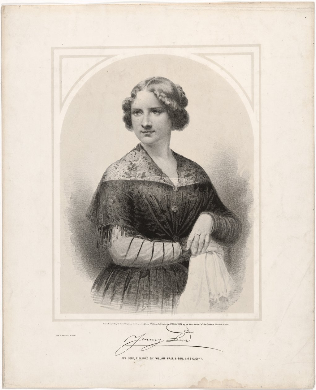 Jenny Lind tekijältä Napoleon Sarony