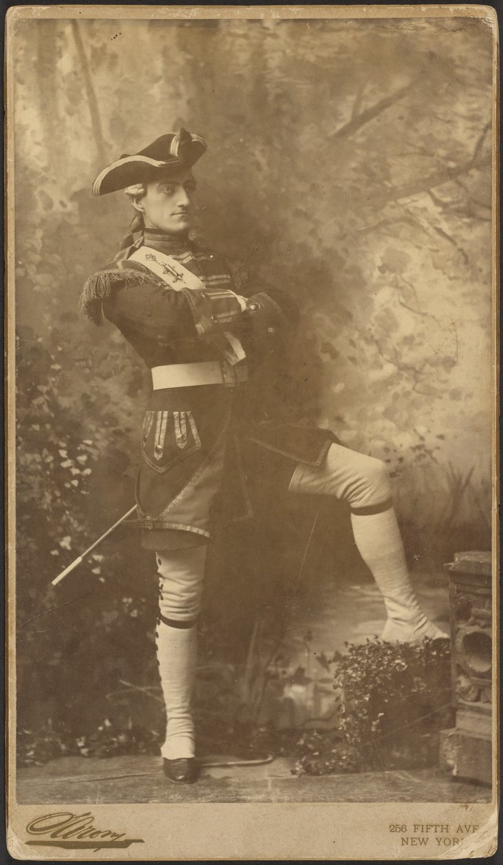 [John Drew, Jr. kapteeni Plume elokuvasta "Värvääjä"] tekijältä Napoleon Sarony