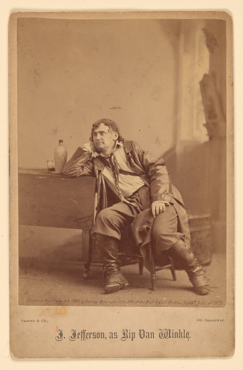 Joseph Jefferson tekijältä Napoleon Sarony
