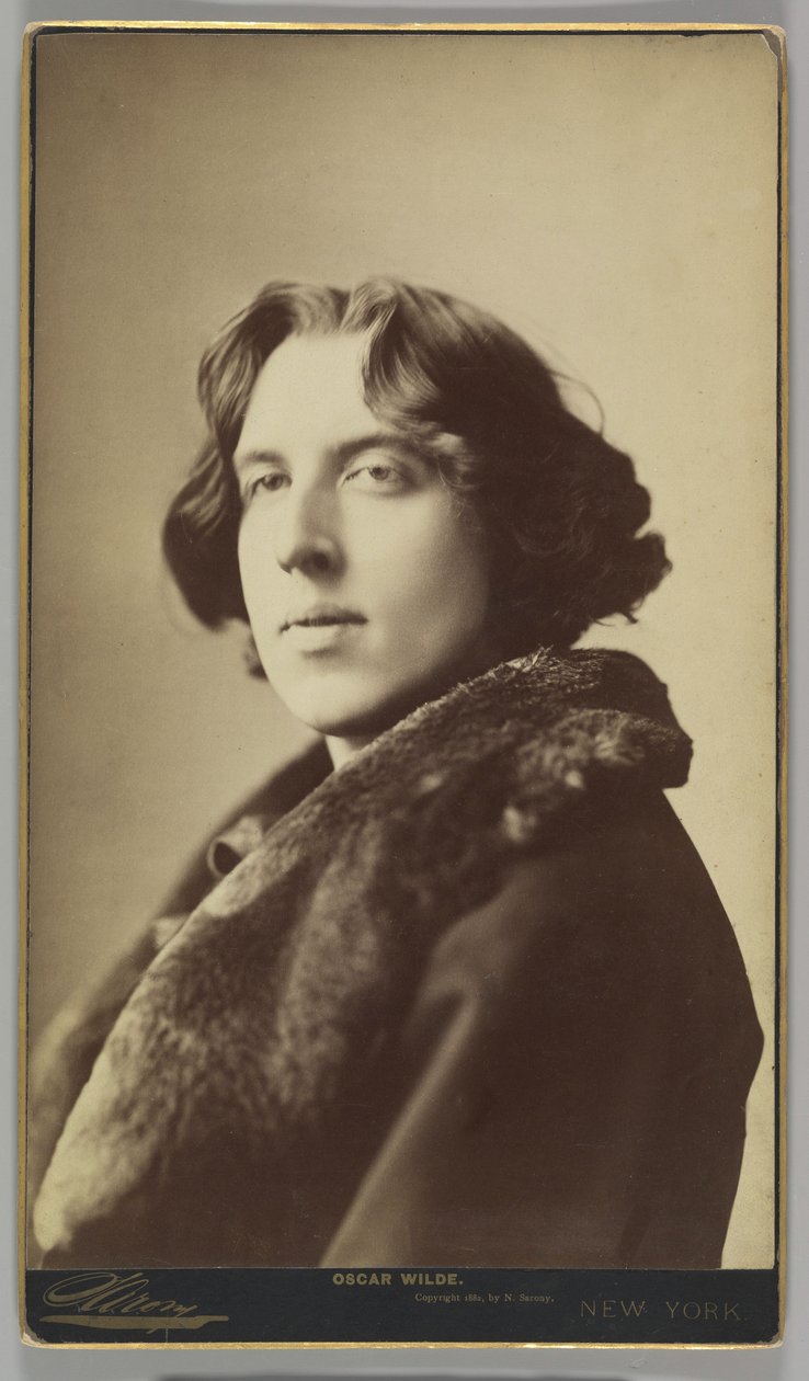 Oscar Wilde, n. 1822 (seepiakuva) tekijältä Napoleon Sarony