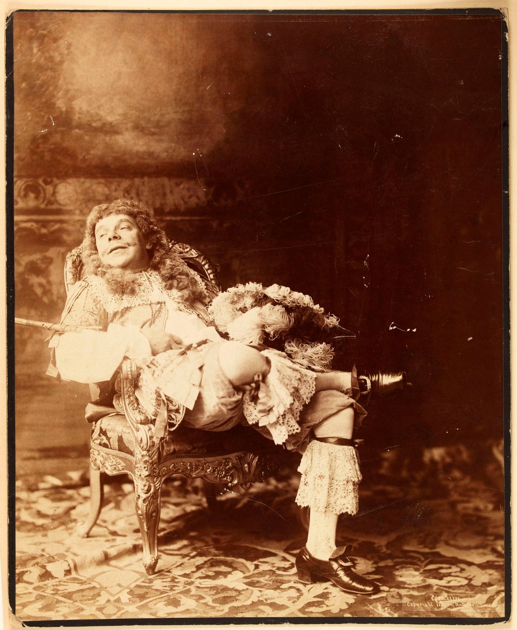 Porträt von Coquelin Ernest, genannt Coquelin cadet (1841-1909), Schauspieler tekijältä Napoleon Sarony