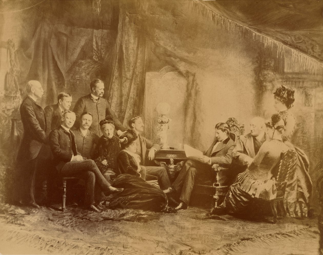 [Näytelmän lukuharjoitus, Daly Companyn näyttelijät] tekijältä Napoleon Sarony