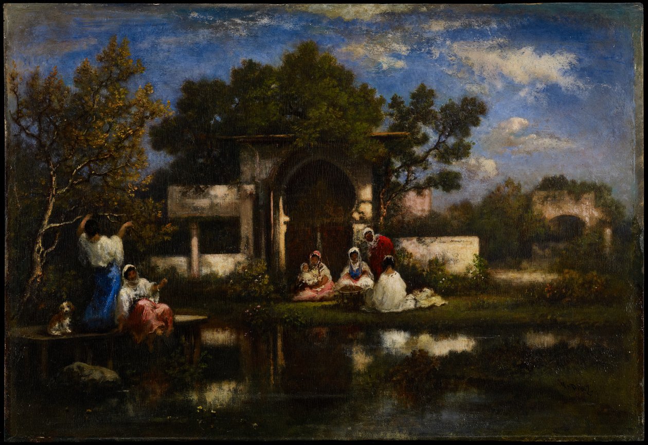 Seraglio, Konstantinopoli, 1865-75 tekijältä Narcisse Virgile Diaz de la Peña