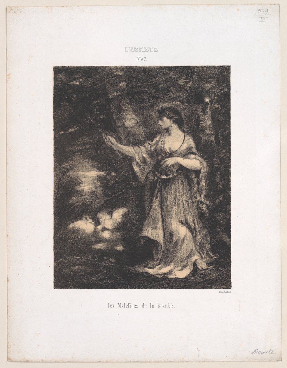 Kauneuden kiroukset, 1830-76, 1830-76. tekijältä Narcisse Virgile Diaz de la Peña