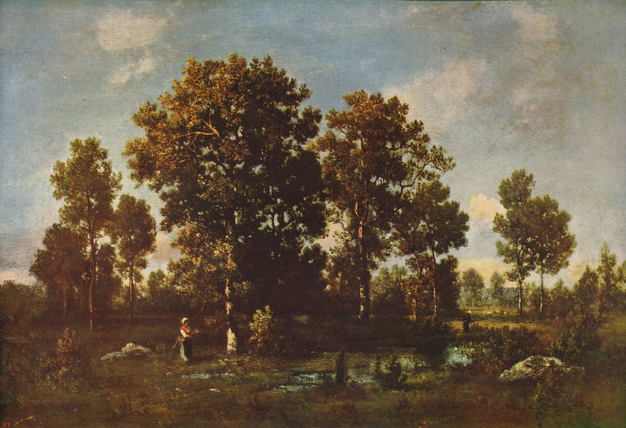 Aurinkoiset päivät metsässä, c1850, c1915 tekijältä Narcisse Virgile Diaz de la Peña