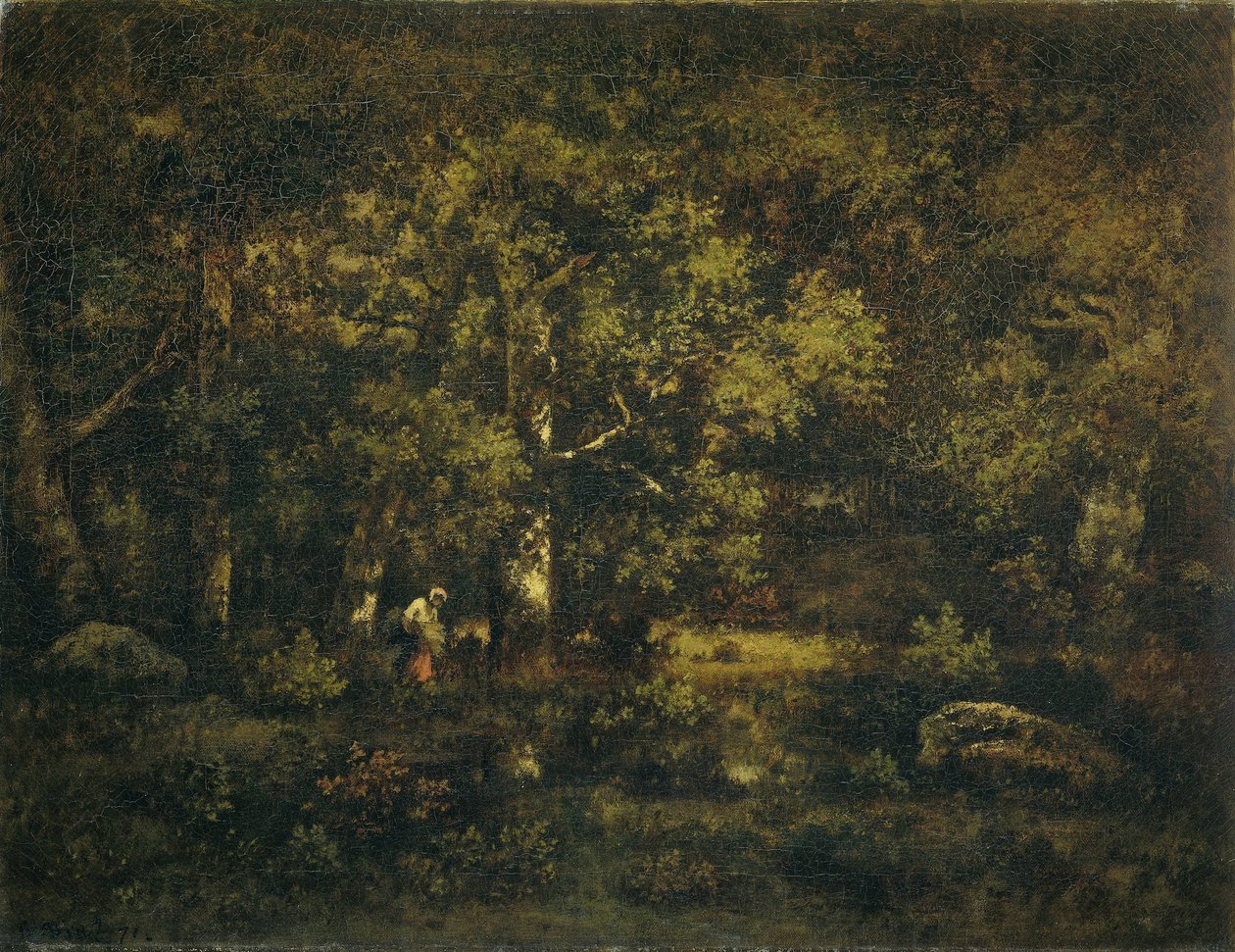 Fontainebleaun metsä tekijältä Narcisse Virgile Diaz de la Peña
