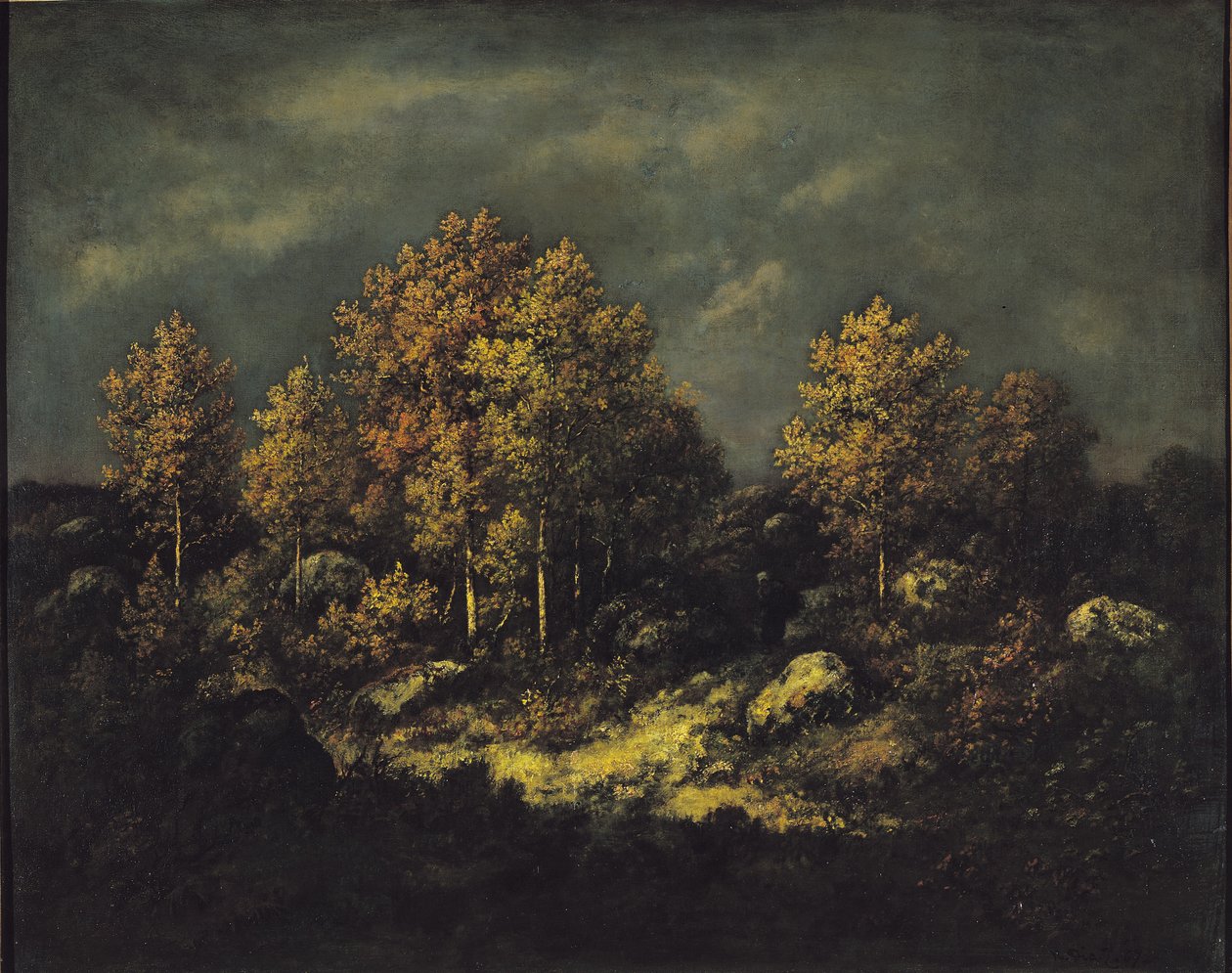 Jean de Paris Heights Fontainebleaun metsässä, 1867 tekijältä Narcisse Virgile Diaz de la Peña