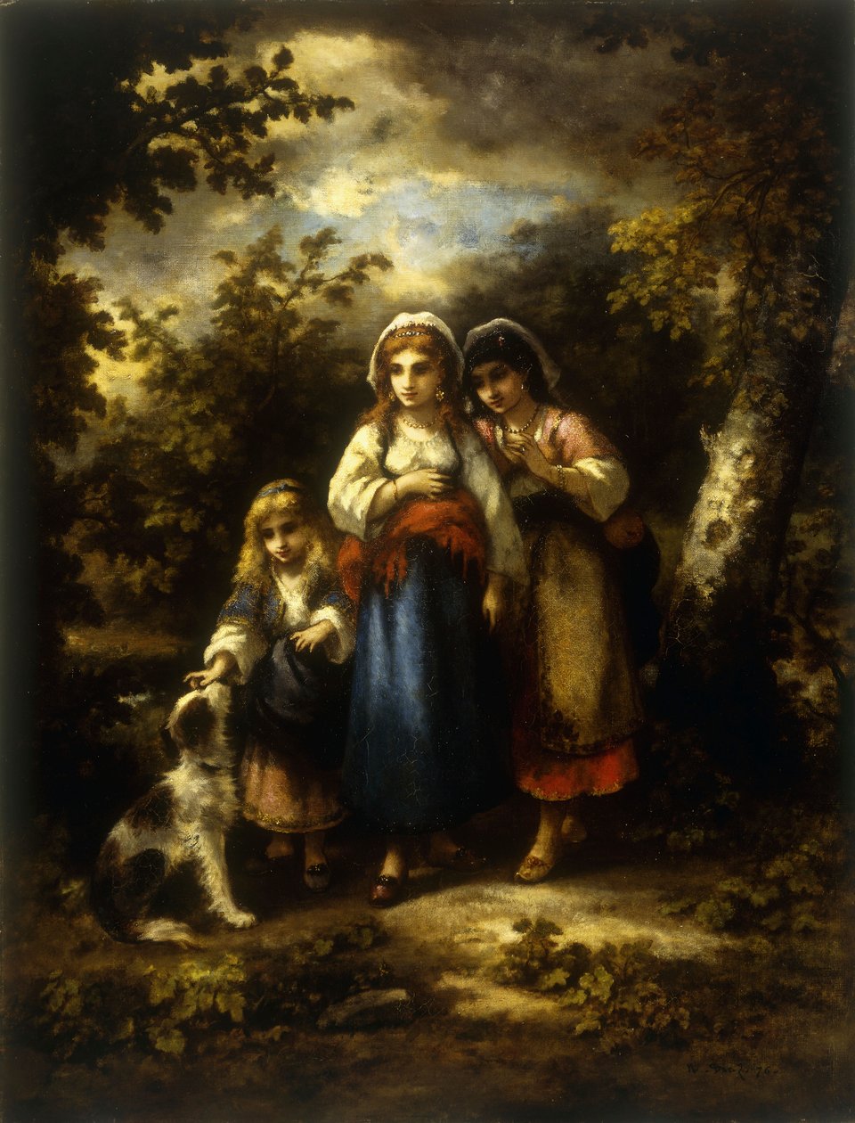 The Ramblers, 1876 tekijältä Narcisse Virgile Diaz de la Peña