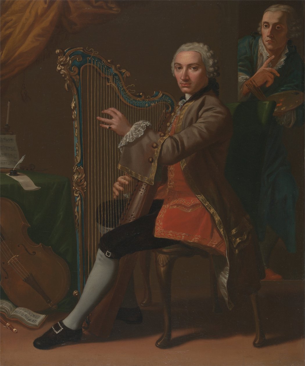 Cristiano Giuseppe Lidarti ja Giovanni Battista Tempesti tekijältä Nathaniel Dance Holland