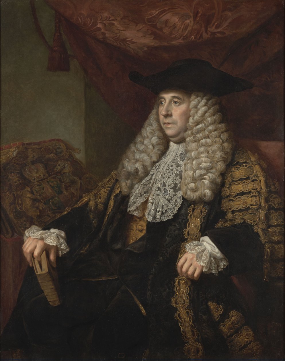 Sir Charles Prattin muotokuva, 1. jaarli Camden (1714-1794) tekijältä Nathaniel Dance Holland