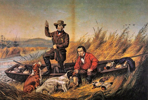 Villisorsan ammunta: Hyvän päivän urheilu tekijältä Nathaniel (after) Currier
