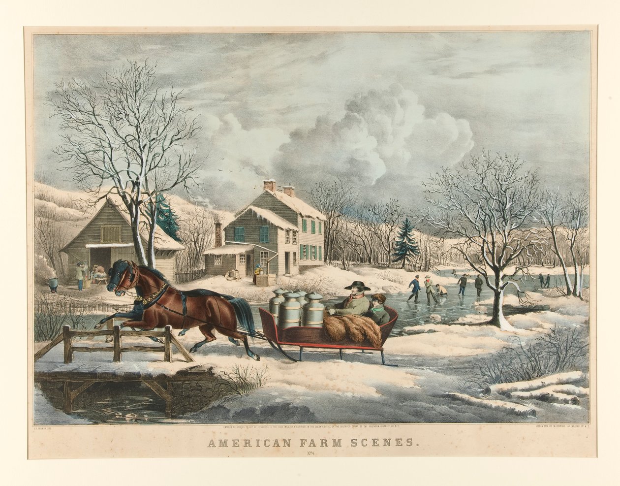 American Farm Scenes. / Nro 4 tekijältä Nathaniel Currier