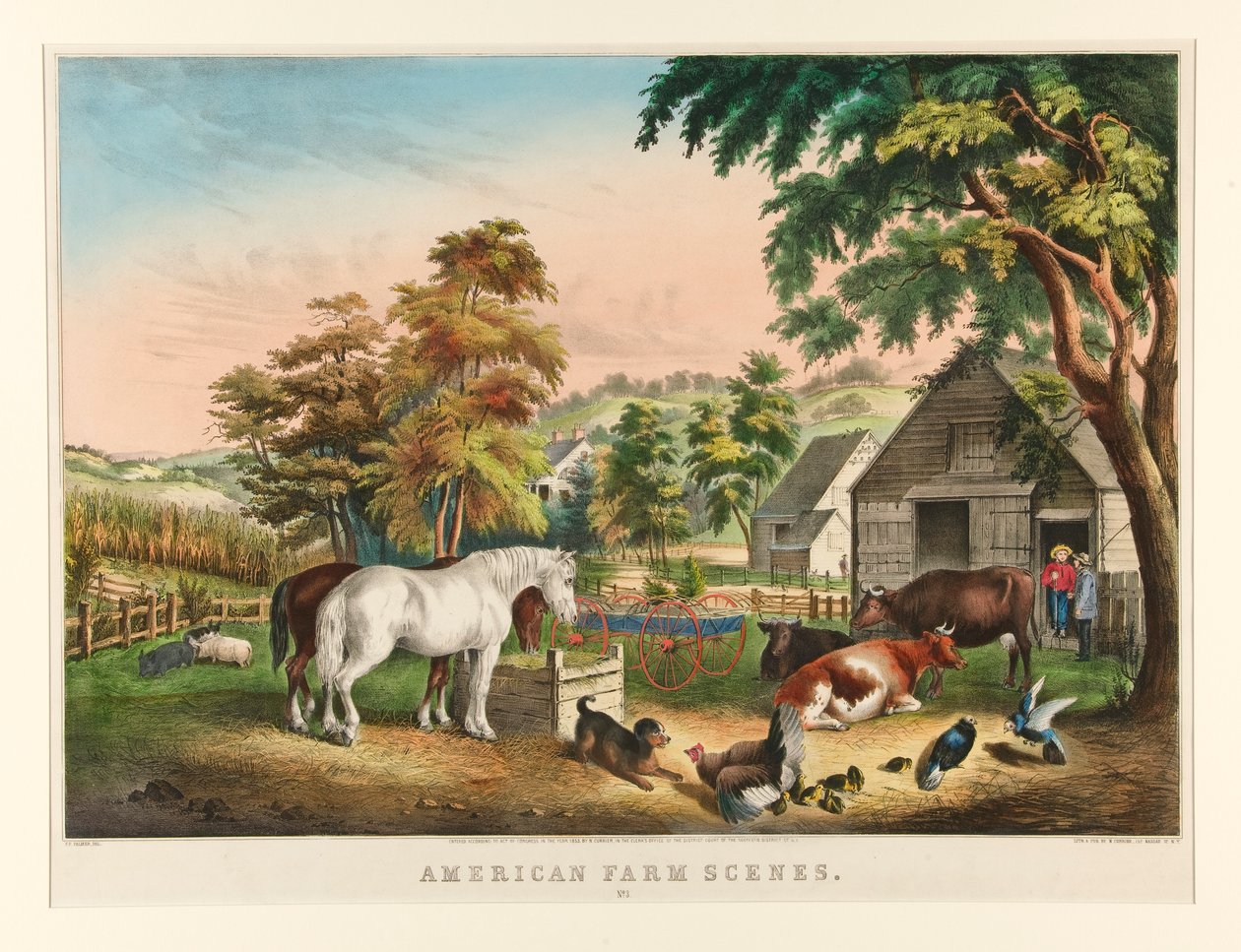 American Farm Scenes. / Nro 3 tekijältä Nathaniel Currier
