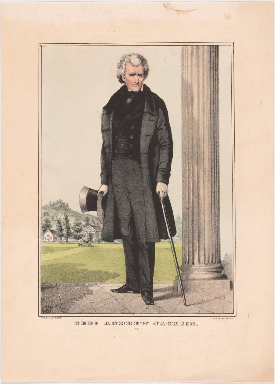 Andrew Jackson tekijältä Nathaniel Currier