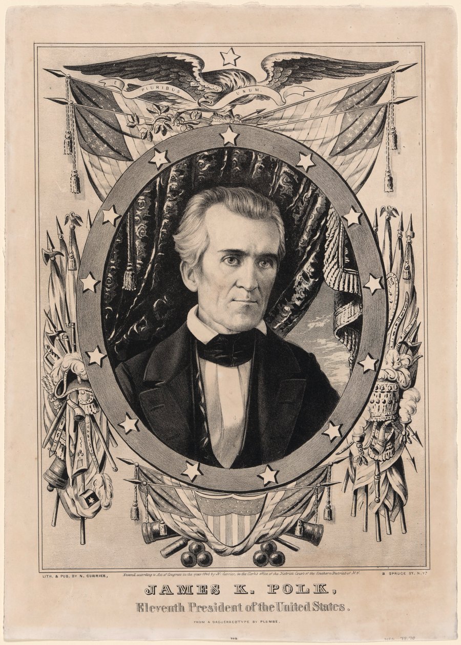 James K. Polk tekijältä Nathaniel Currier
