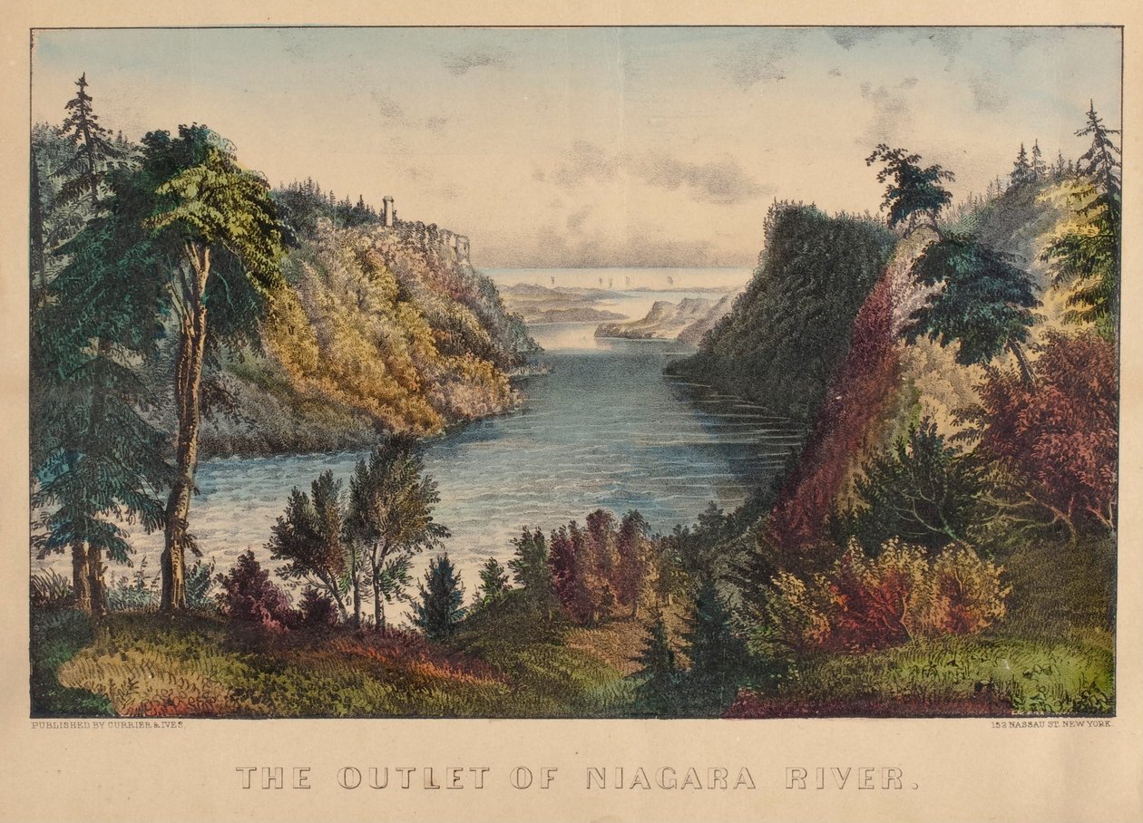 Niagara-joen suisto tekijältä Nathaniel Currier