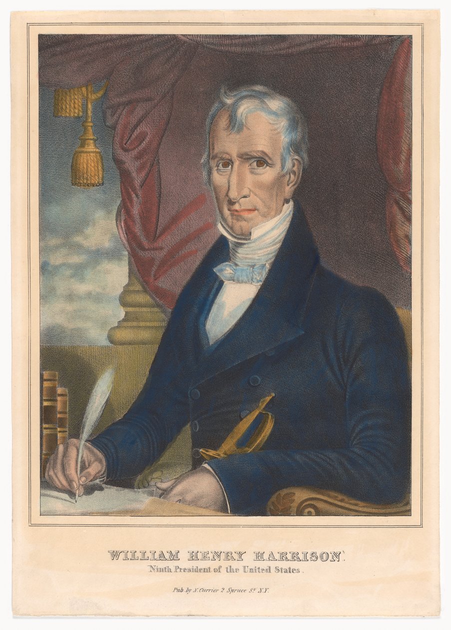 William Henry Harrison tekijältä Nathaniel Currier