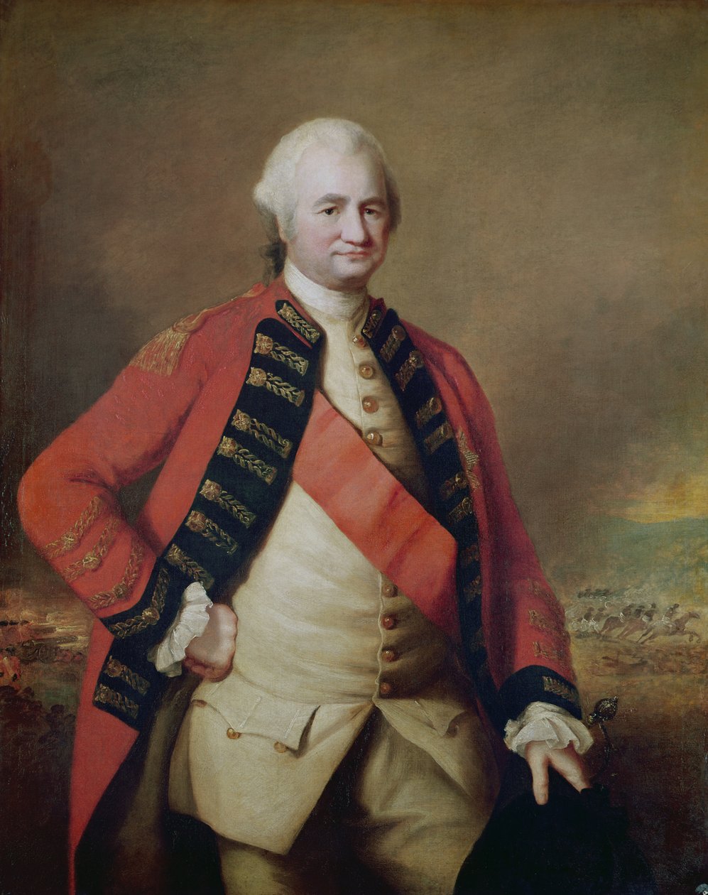 Robert Cliven (1725-1774) muotokuva 1. Baron Clive, 1773 tekijältä Nathaniel Dance Holland