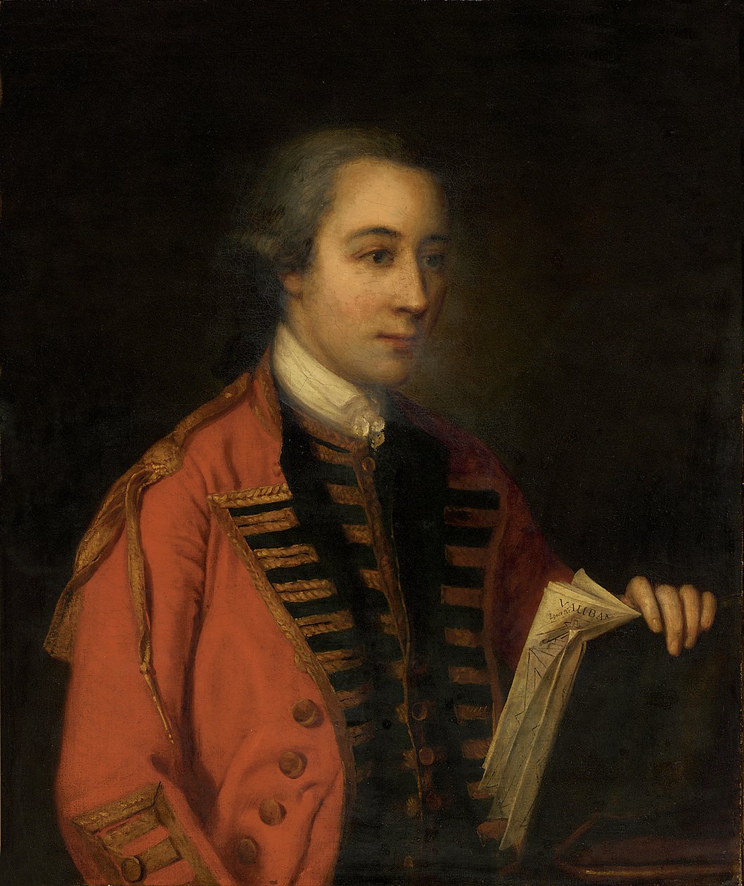 Ormonden jaarlin muotokuva, puolipitkä, sotilasunivormussa tekijältä Nathaniel Dance Holland