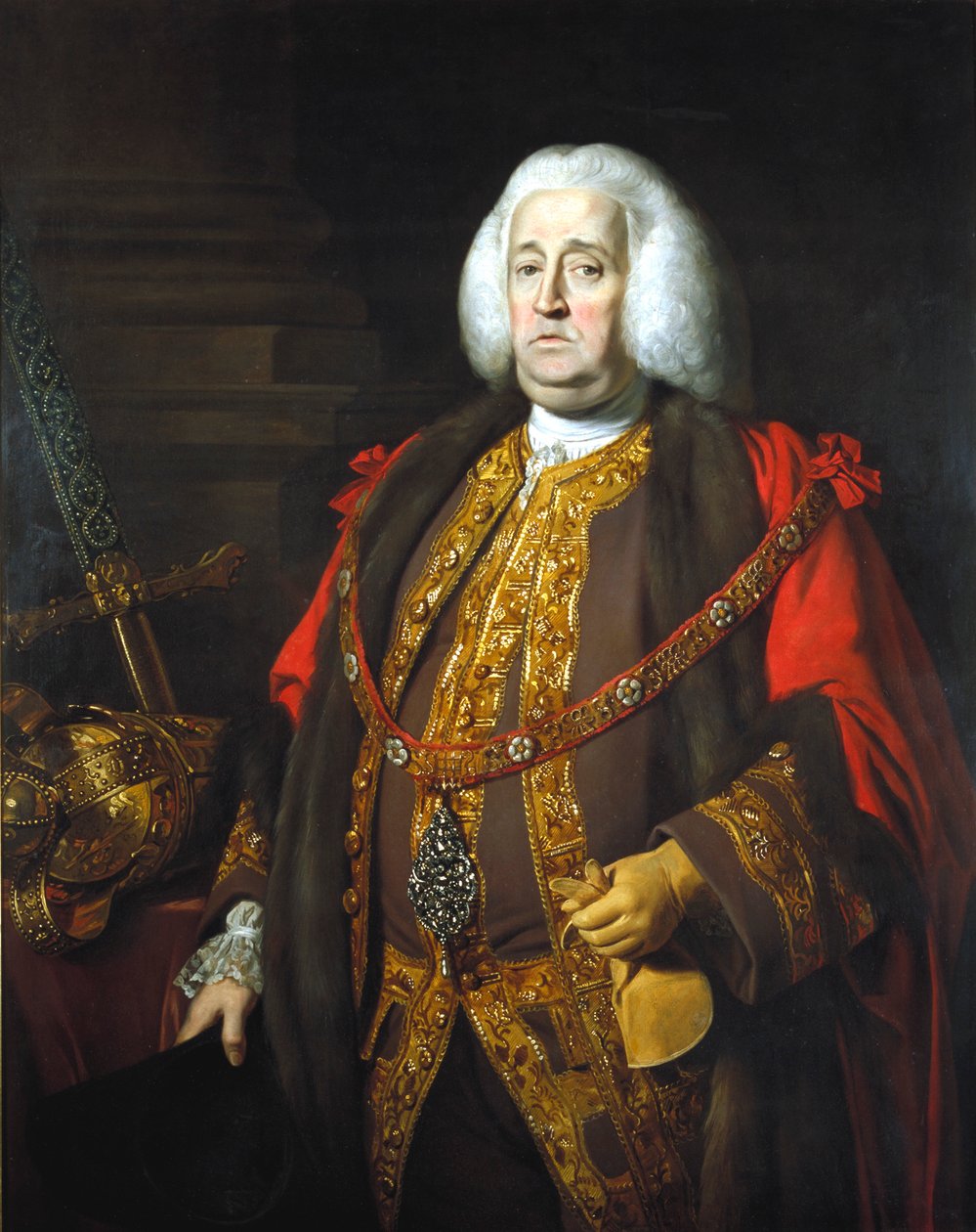 "Sir Robert Kite, lordi pormestari 1766", n. 1766 tekijältä Nathaniel Dance Holland