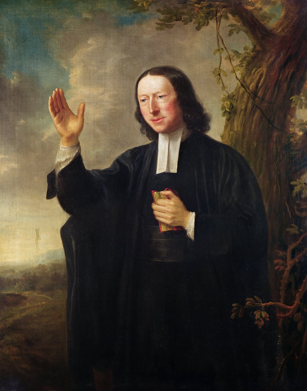 John Wesleyn muotokuva, n. 1766 (öljy kankaalle) tekijältä Nathaniel Hone