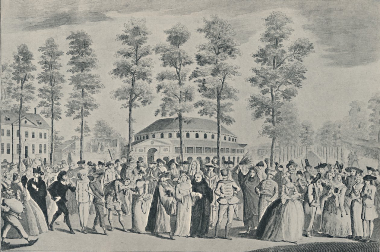 Juhlapäiväjuhla Ranelagh Gardensissa, 26. huhtikuuta 1749, 1920 tekijältä Nathaniel Parr