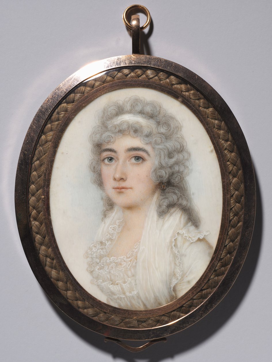 Naisen muotokuva, c. 1795. tekijältä Nathaniel Plimer