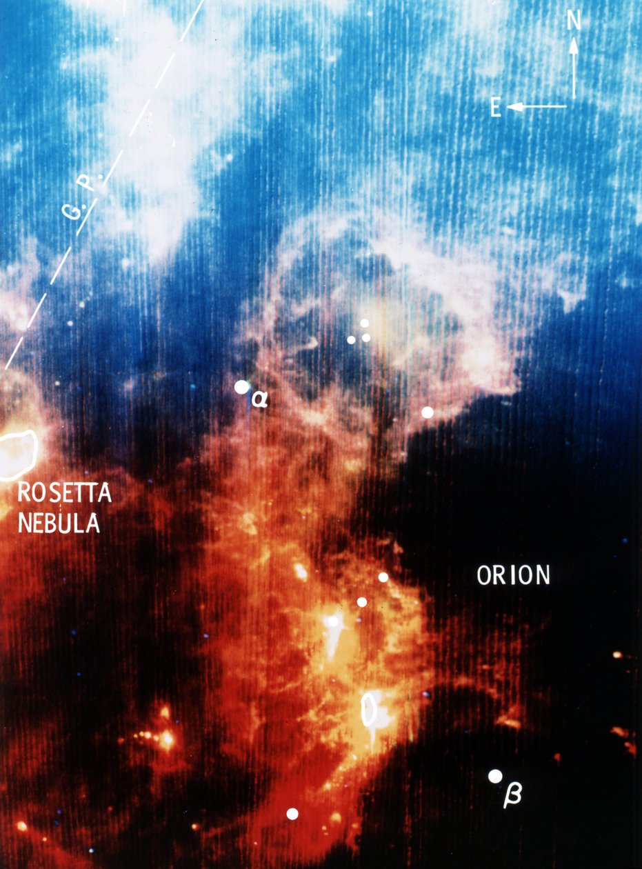 Infrapunakuva Orionin tähdistöstä. NASA valokuva tekijältä National Aeronautics and Space Administration National Aeronautics and Space Administration