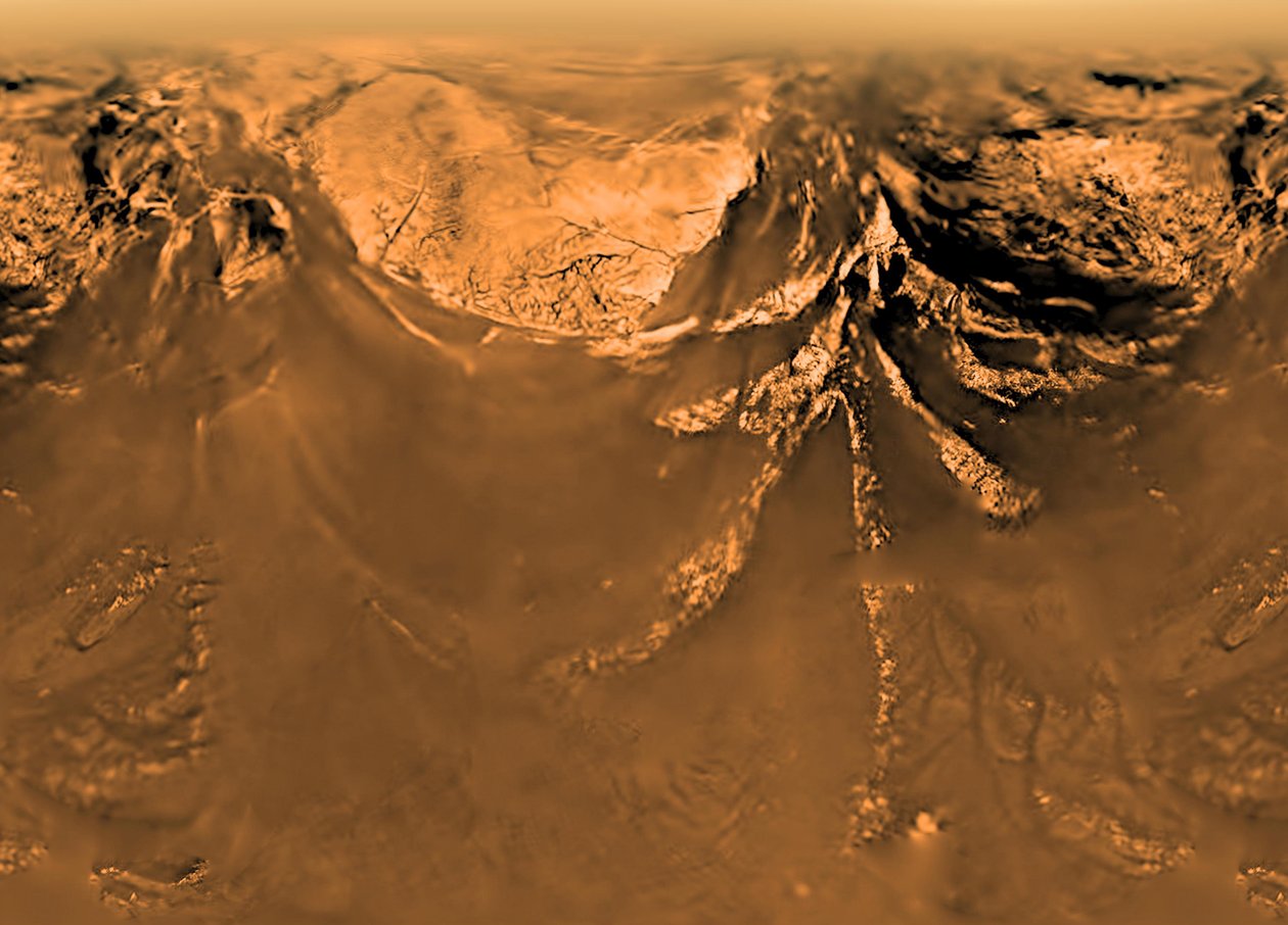 Huygens-luotain toimitettiin kuvalle Saturnuksen kuun Titanin pinnasta, joka saatiin Huygens-luotaimella, jonka Cassini-avaruusalukset veivät Titaniin. Kiitos: NASA. Tiede Tähtitiede Avaruusmatkailu tekijältä National Aeronautics and Space Administration National Aeronautics and Space Administration