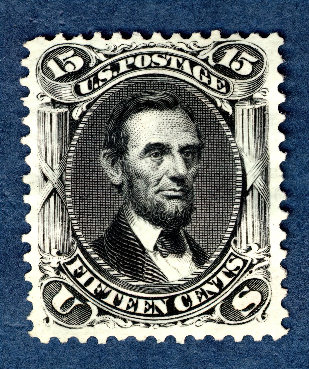 15c Abraham Lincoln julkaisee uudelleen singlen, 1875. tekijältä National Bank Note Company