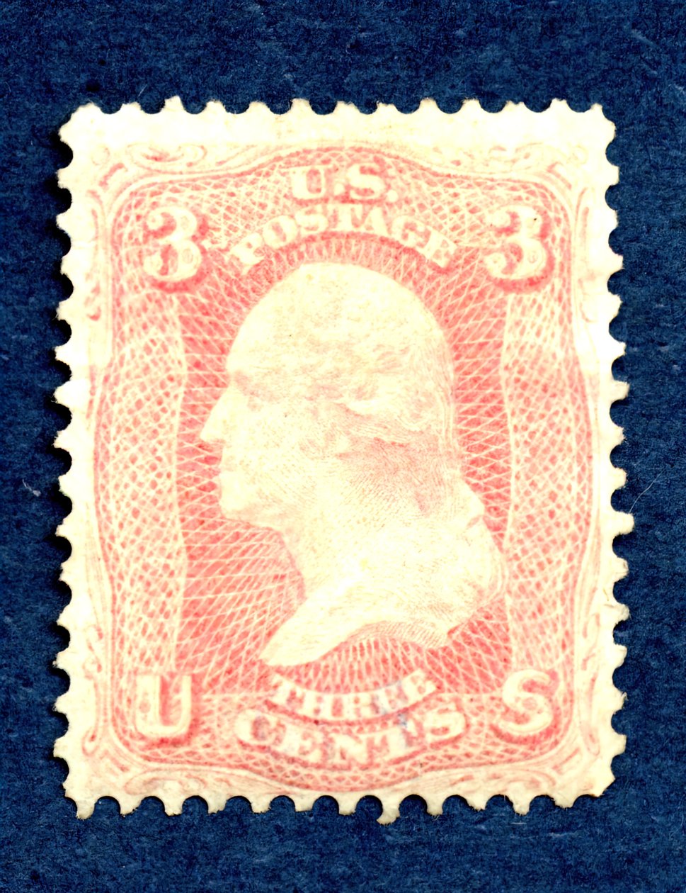 3c Washingtonin single, 17. elokuuta 1861. tekijältä National Bank Note Company