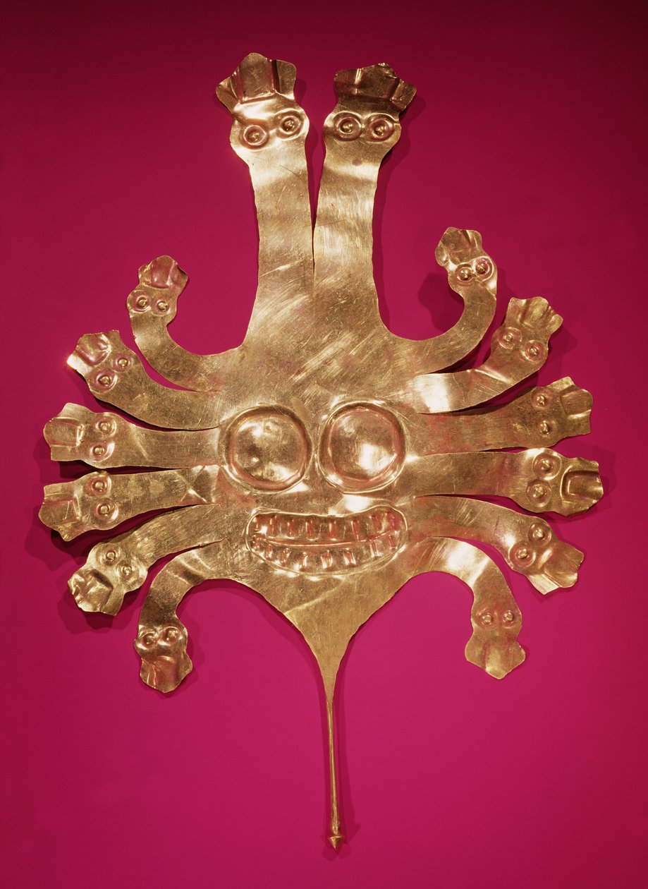 Medusan johtaja, Perusta (kulta) tekijältä Nazca Culture