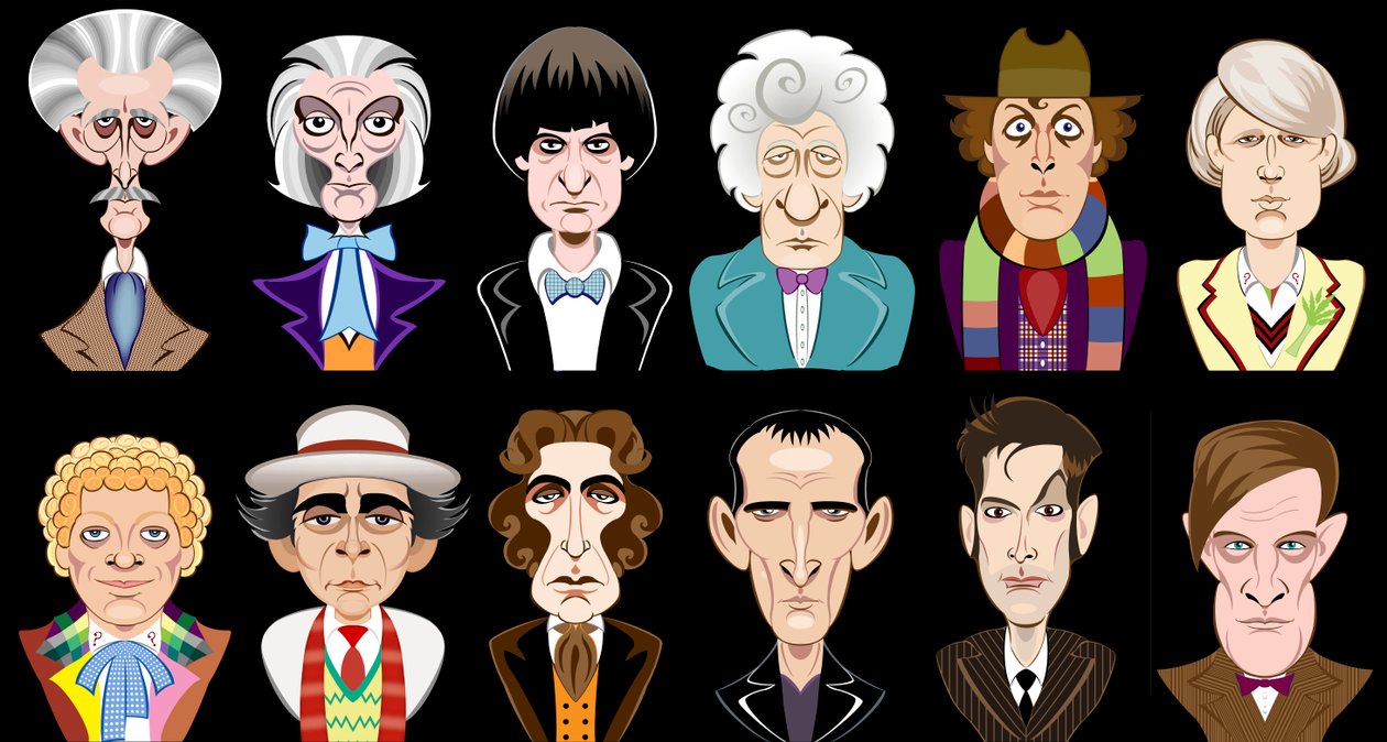 Näyttelijät BBC-televisiosarjasta Doctor Who (1963-2013) tekijältä Neale Osborne