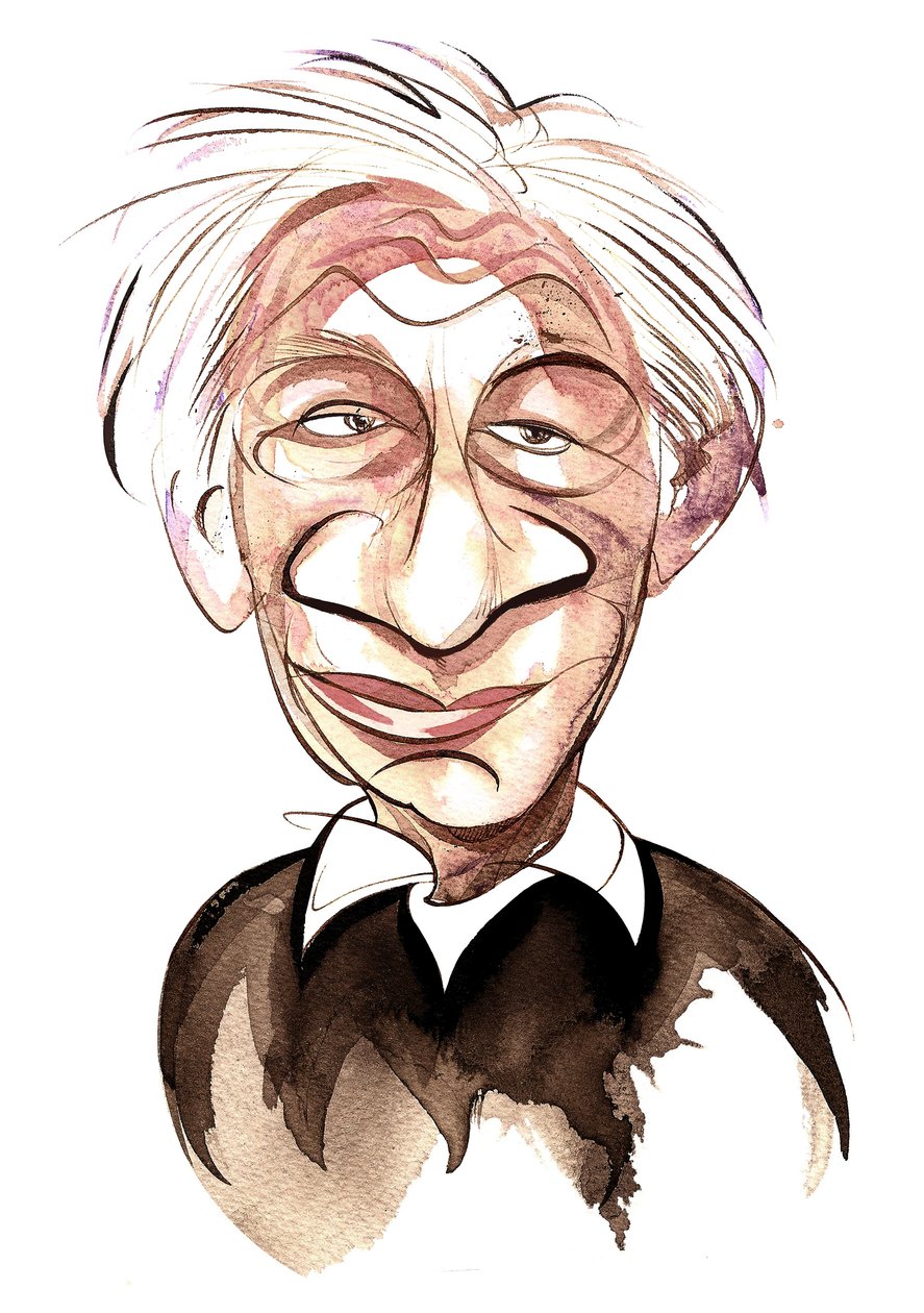 Alexander Goehr - värikarikatyyri tekijältä Neale Osborne
