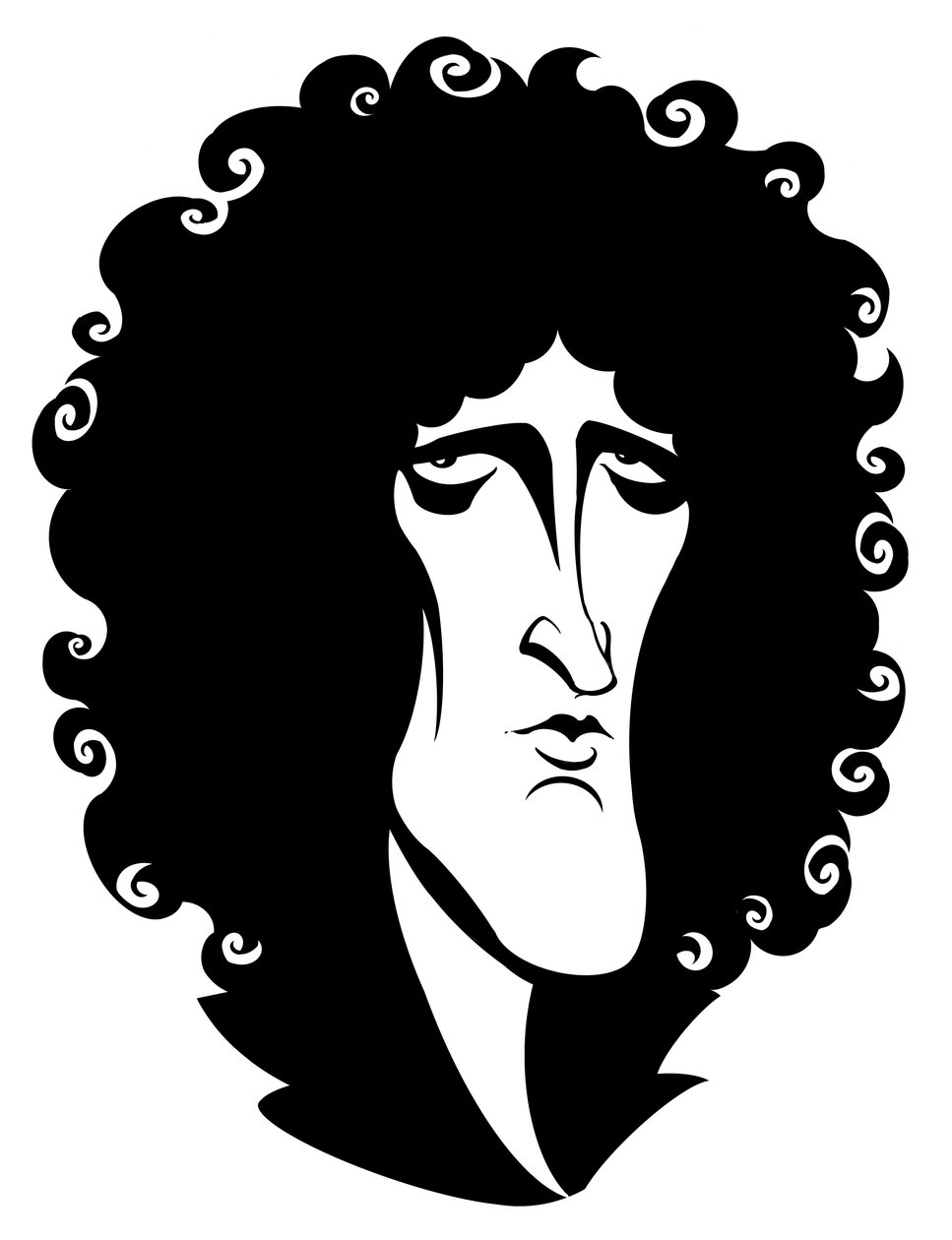 Brian May, lauluntekijä, multi-instrumentalisti ja laulaja; brittiläisen rock-yhtyeen Queenin kitaristi. tekijältä Neale Osborne