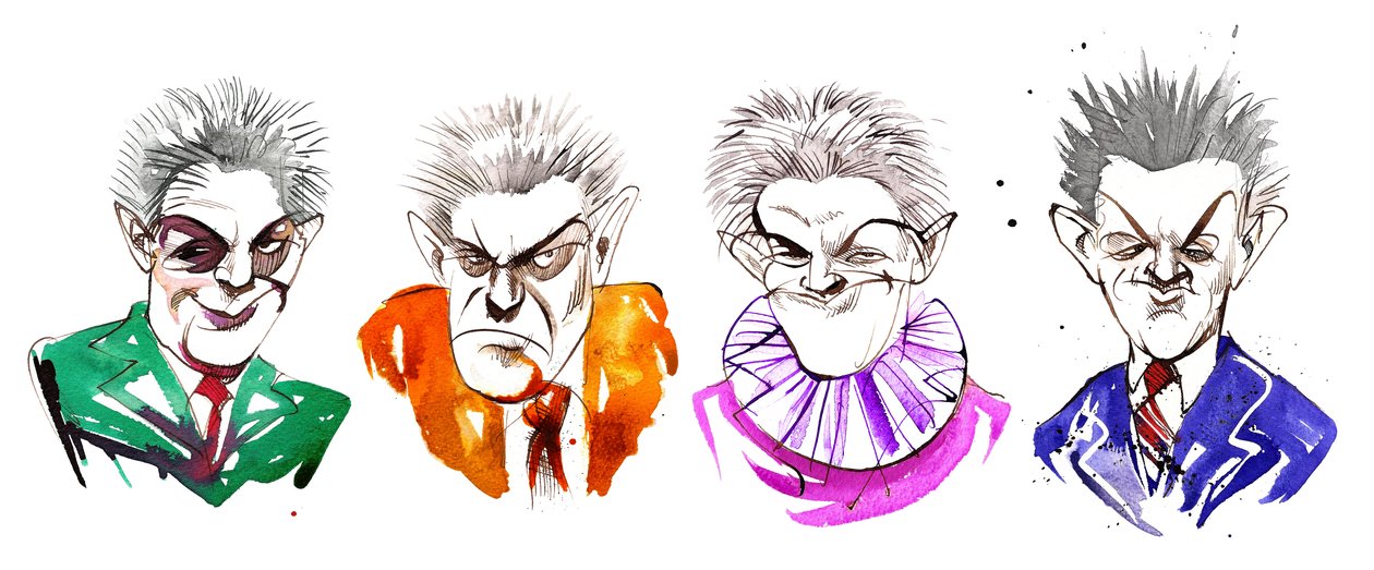 Carl Nielsen, karikatyyri tekijältä Neale Osborne
