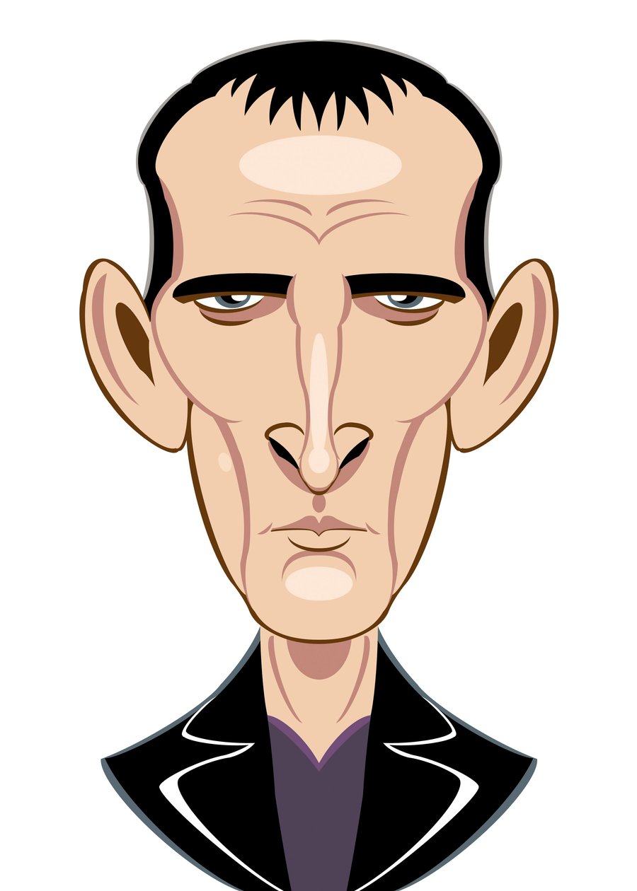 Christopher Eccleston Doctor Whona - karikatyyri tekijältä Neale Osborne