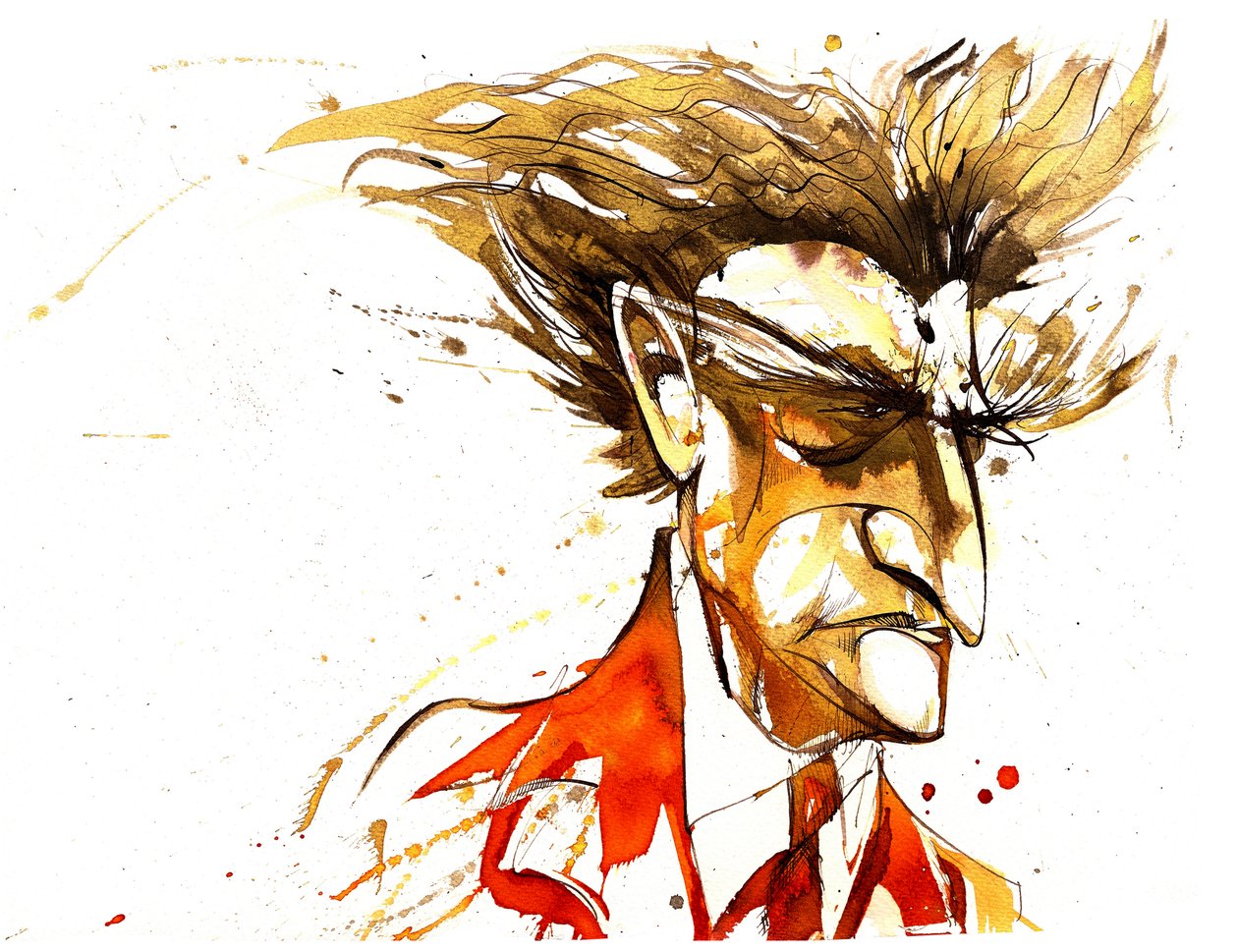 Edgard Varese - värikarikatyyri tekijältä Neale Osborne