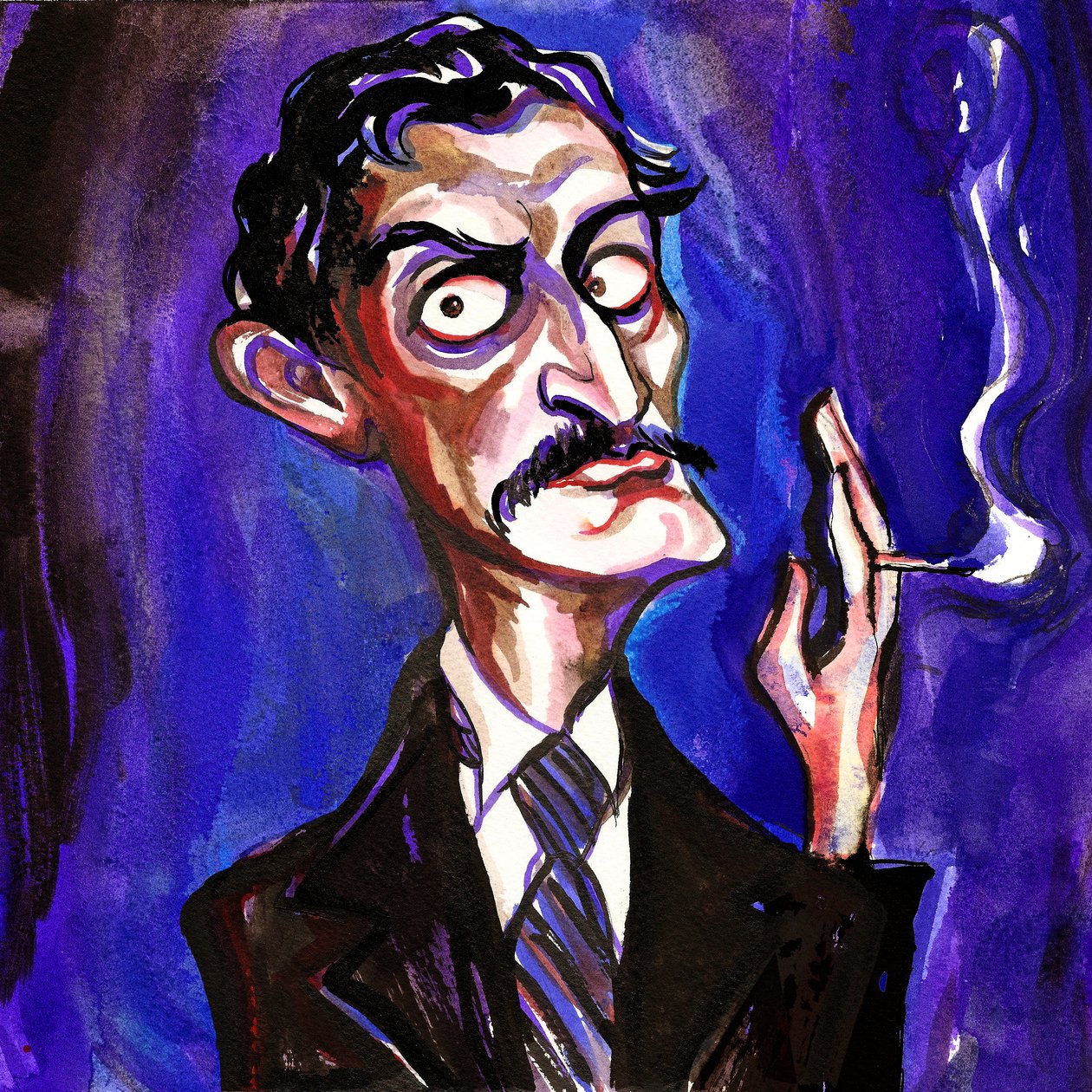 Edvard Munch, 2018 (mustekollaasi) tekijältä Neale Osborne